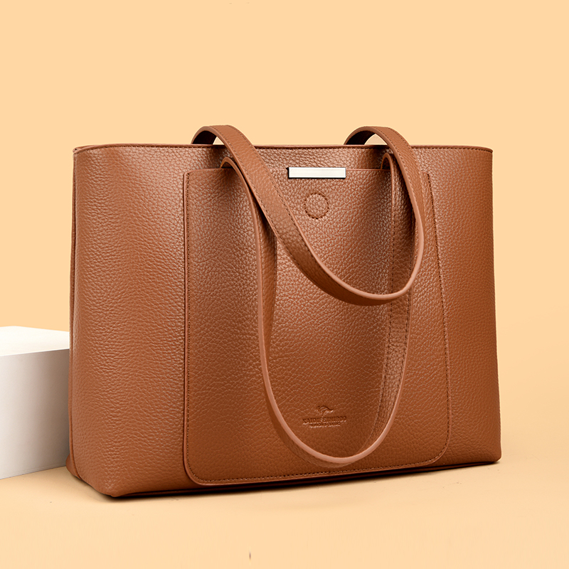 Laptop Accessories Box - Genuine Brand Soft Pu Leather Hand