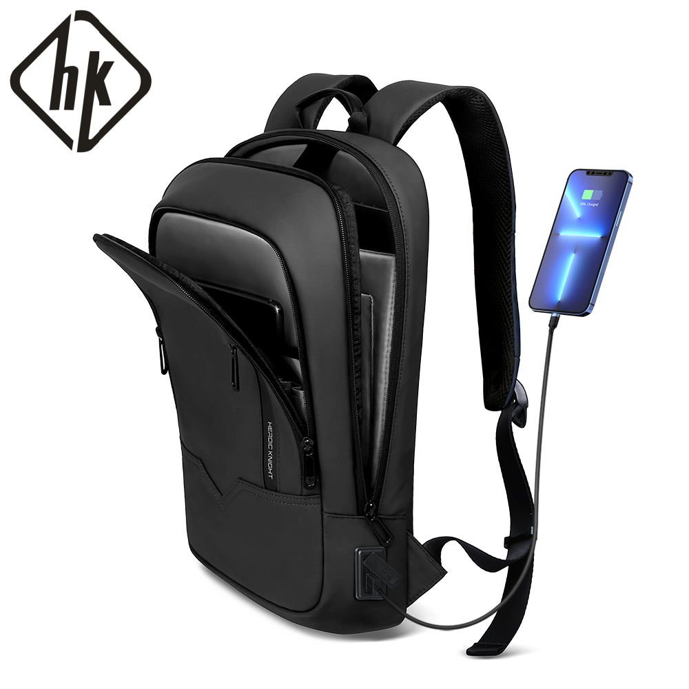 Laptop Accessories Travel Case - HK Slim Business Backpack for Men