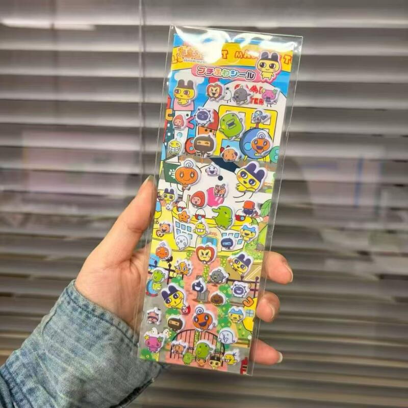 Laptop Accessory - 6Pcs Tamagotchi Cartoon Bubble Stickers Creativity
