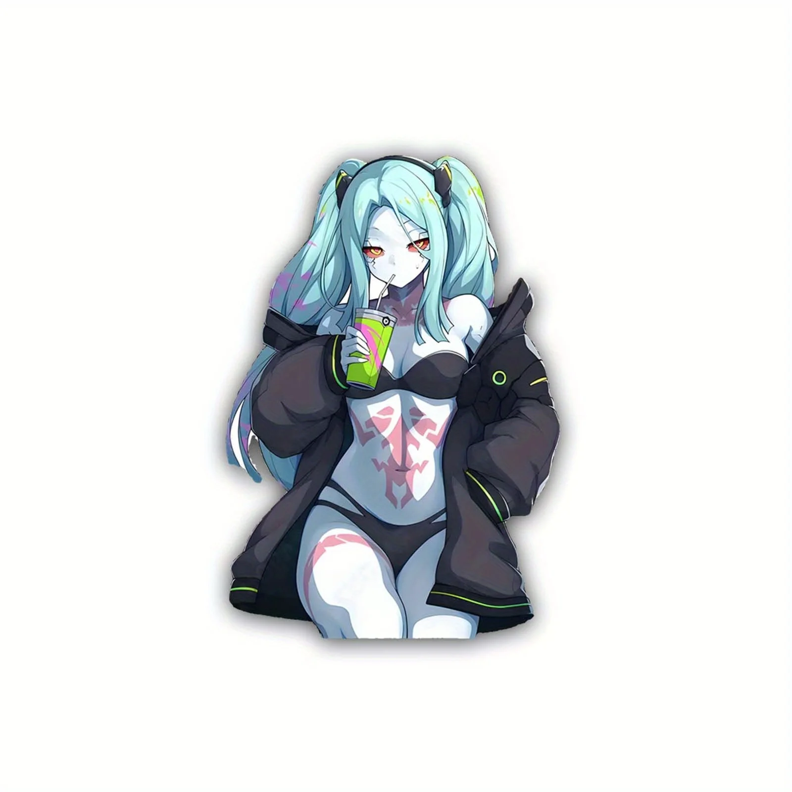 Anime Girl Sticker, Waterproof - Laptop Accessories Girly review and price