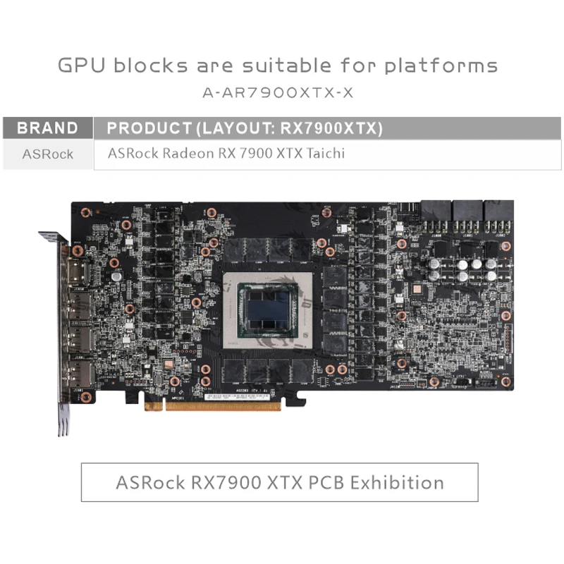 Bykski Water Block Use for ASR - Amd Vga Rx 7900 Xtx review and price