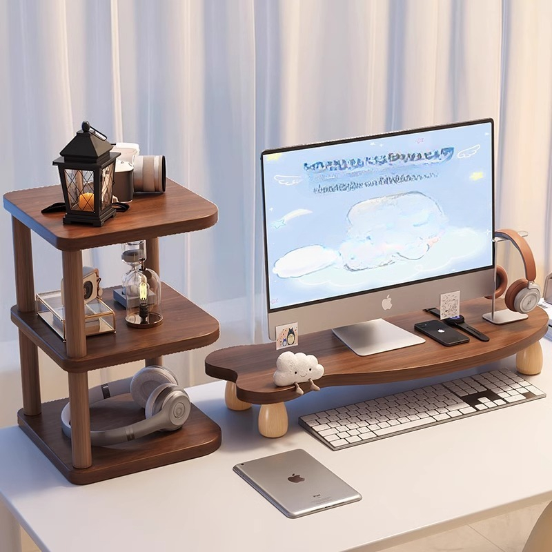 Walnut Color Desktop Monitor R - Laptop Accessory review and price