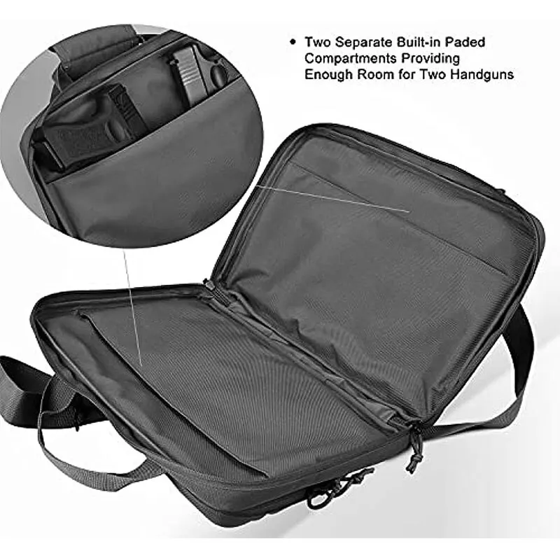 Lockable Tactical Gun Bag with - Laptop Accessories Box review and price