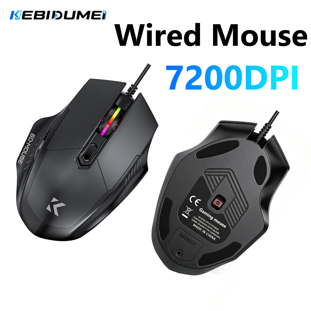 KEBIDUMEI 7200DPI Wired Mouse  - Laptop Accessories Rgb review and price