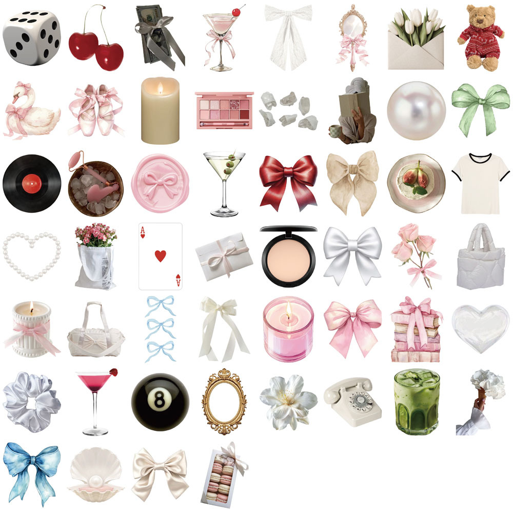 52pcs Gentle Girl INS Aestheti - Laptop Accessories Girly review and price