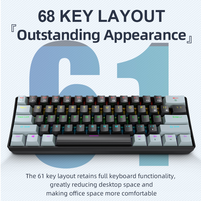 APAYADO K61 Mini 60% Gaming Ke - Laptop Accessories Rgb review and price