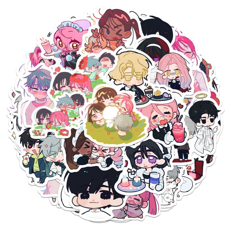 80Pcs/set Cartoon Anime Alien  - Laptop Accessories Cute review and price
