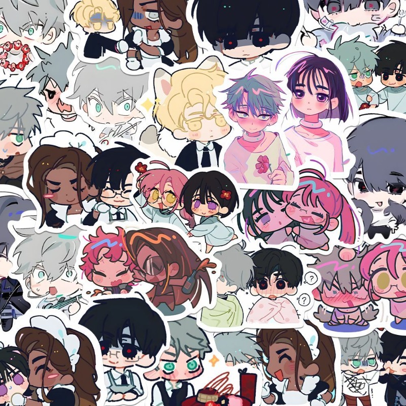 80Pcs/set Cartoon Anime Alien  - Laptop Accessories Cute review and price