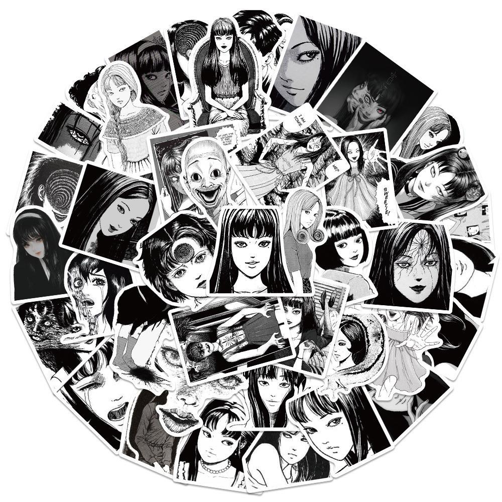 50Pcs Japanese Horror Anime To - Laptop Accessories Girly review and price