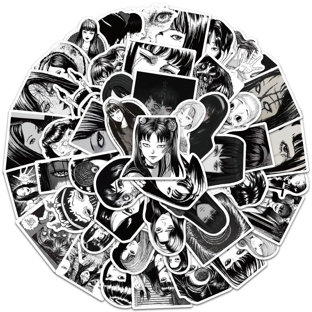 50Pcs Japanese Horror Anime To - Laptop Accessories Girly review and price
