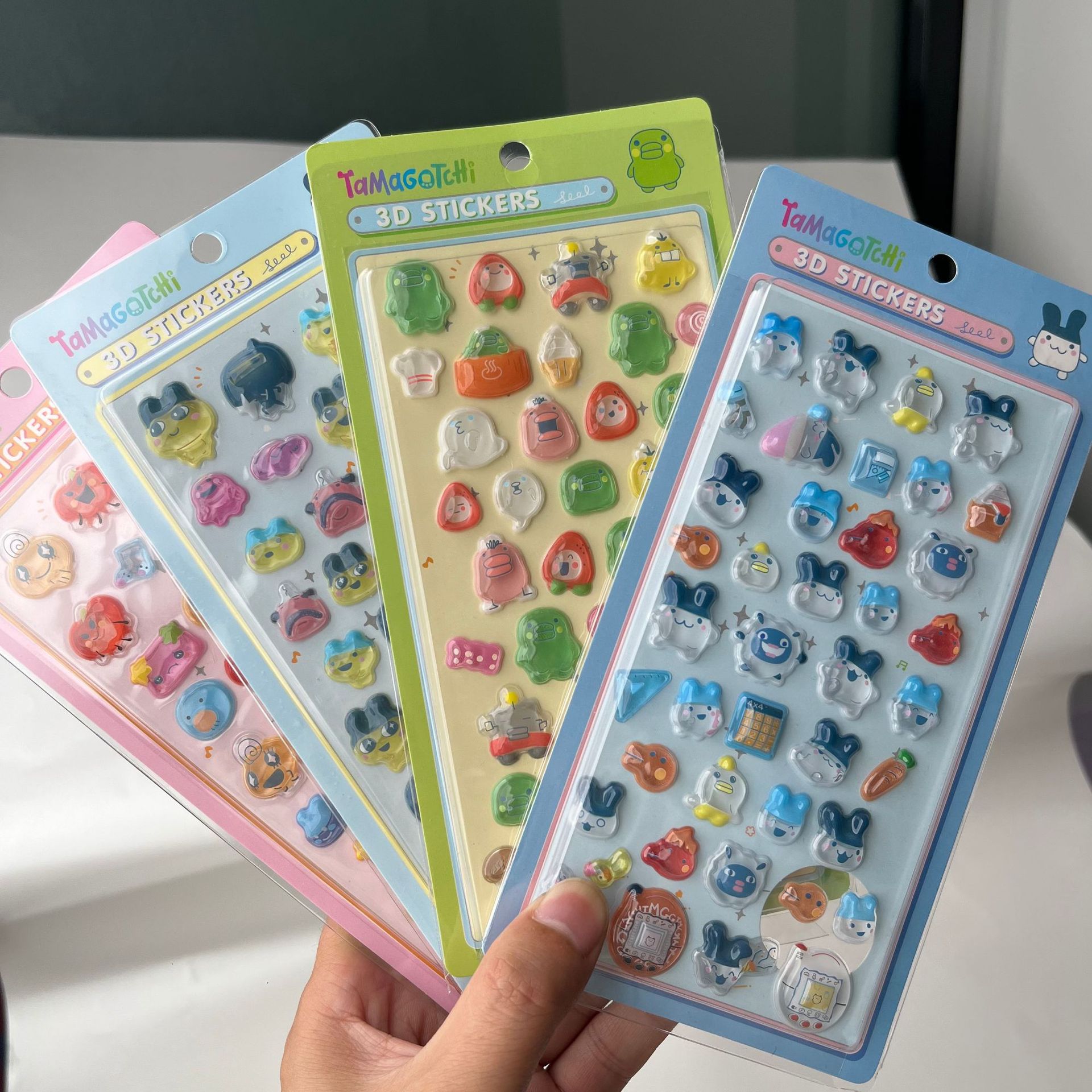 Cute Tamagotchi 3D Puffy Stick - Laptop Accessories Cute review and price