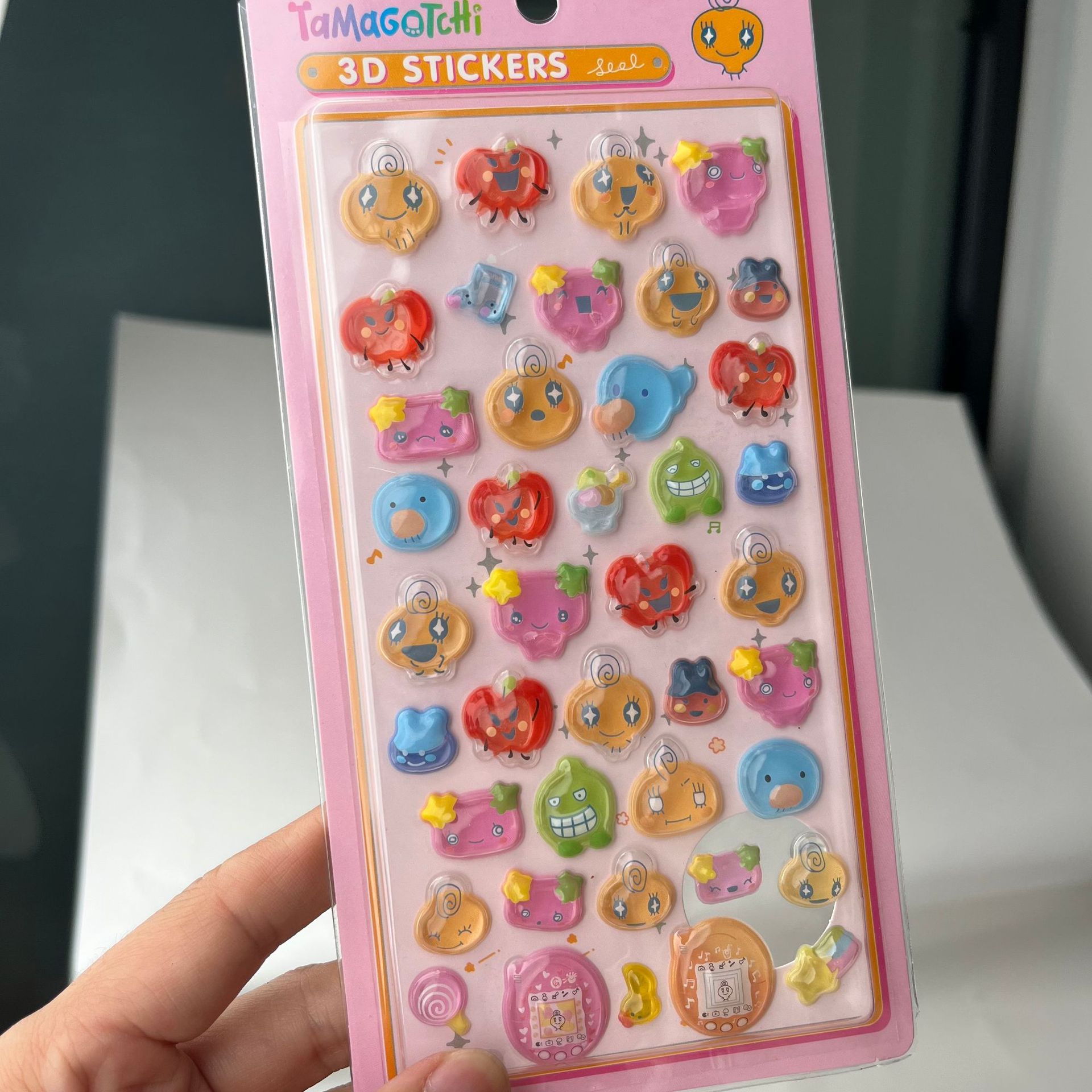 Cute Tamagotchi 3D Puffy Stick - Laptop Accessories Cute review and price