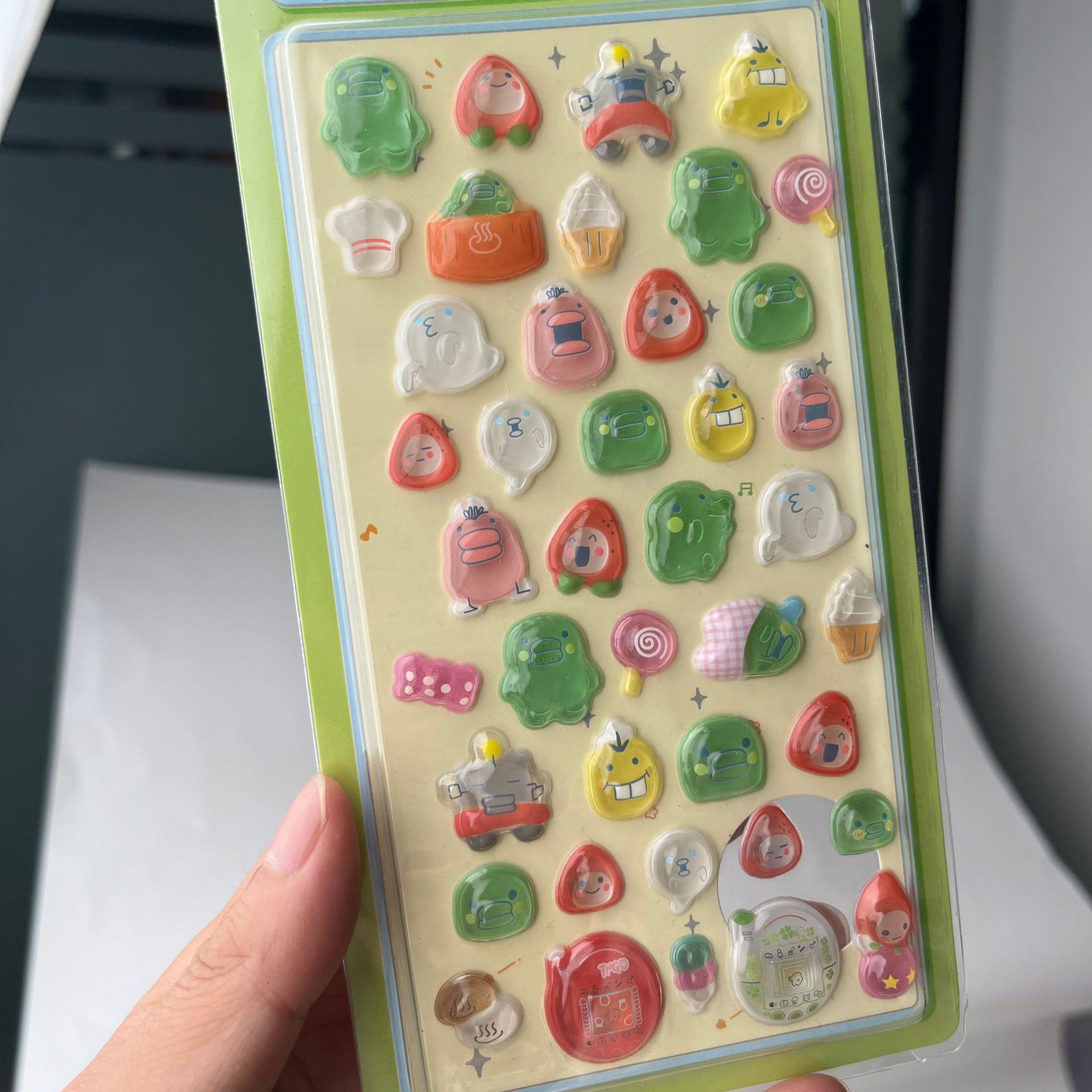 Cute Tamagotchi 3D Puffy Stick - Laptop Accessories Cute review and price