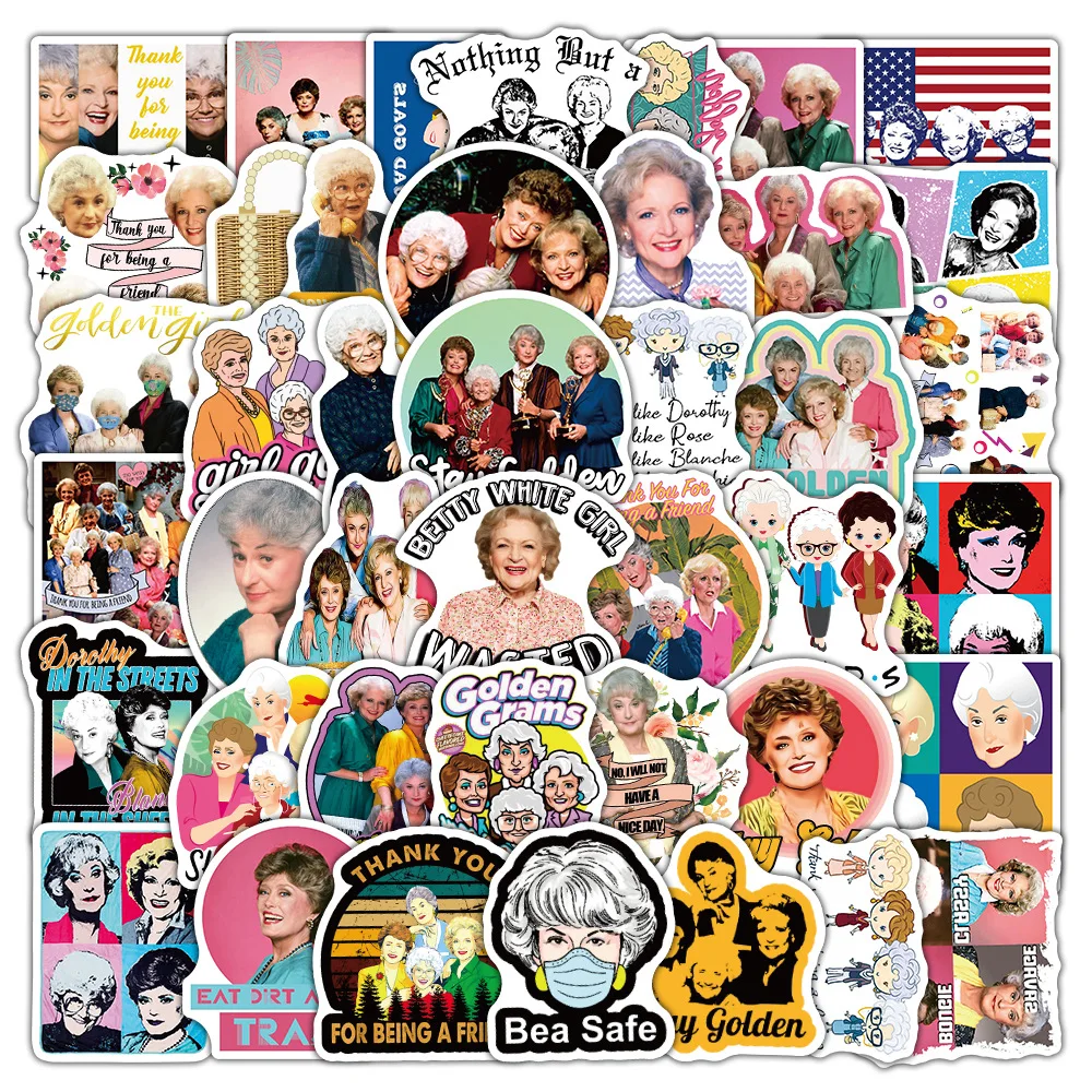 50PCS TV SHOW The Golden Girls - Laptop Accessories Girly review and price