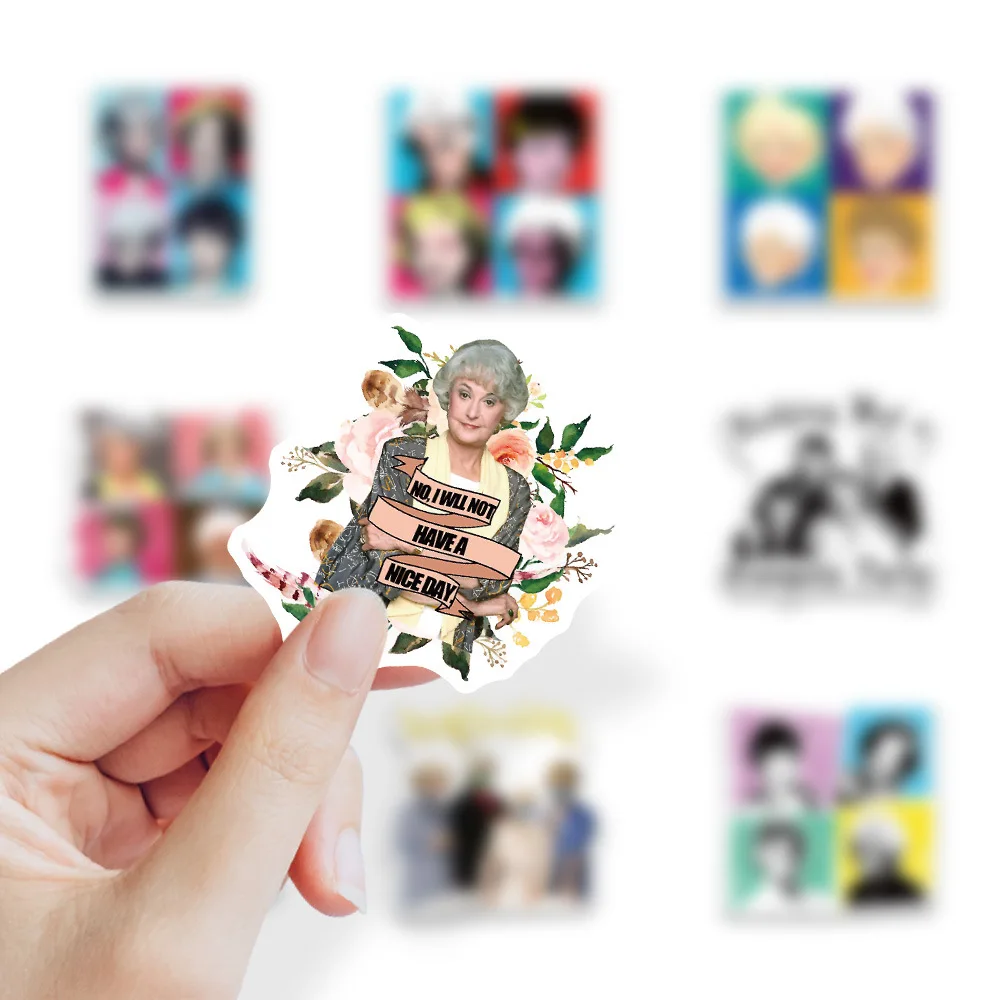 50PCS TV SHOW The Golden Girls - Laptop Accessories Girly review and price