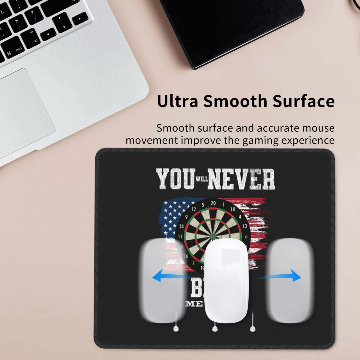 Multi-size Mouse Pad Dart Boar - Laptop Accessories Target review and price